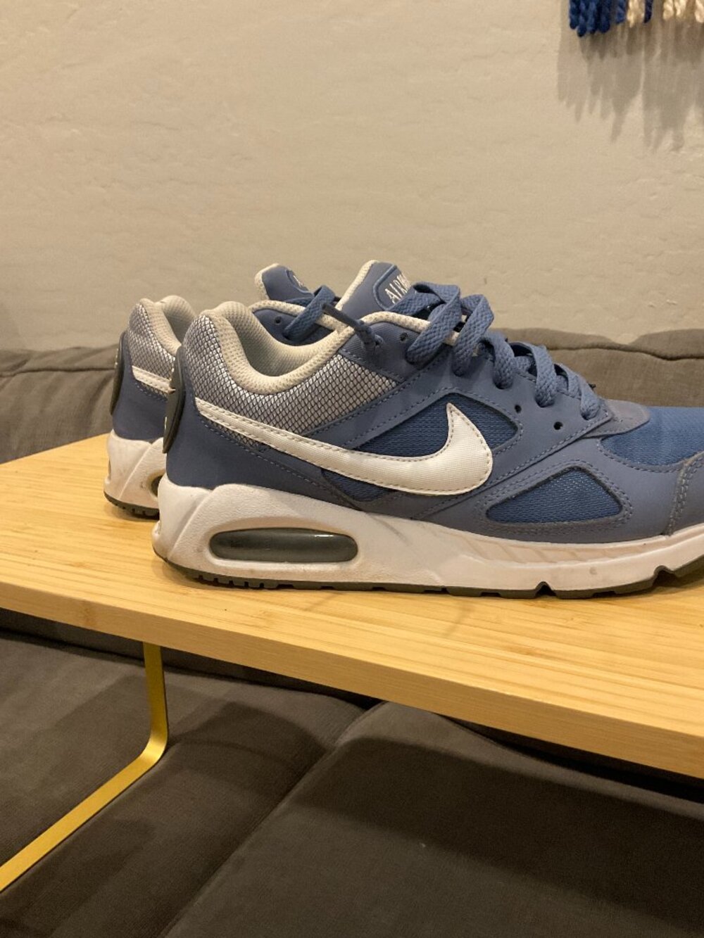 Nike Air Max IVO Blue White Sneakers Mens Size 8